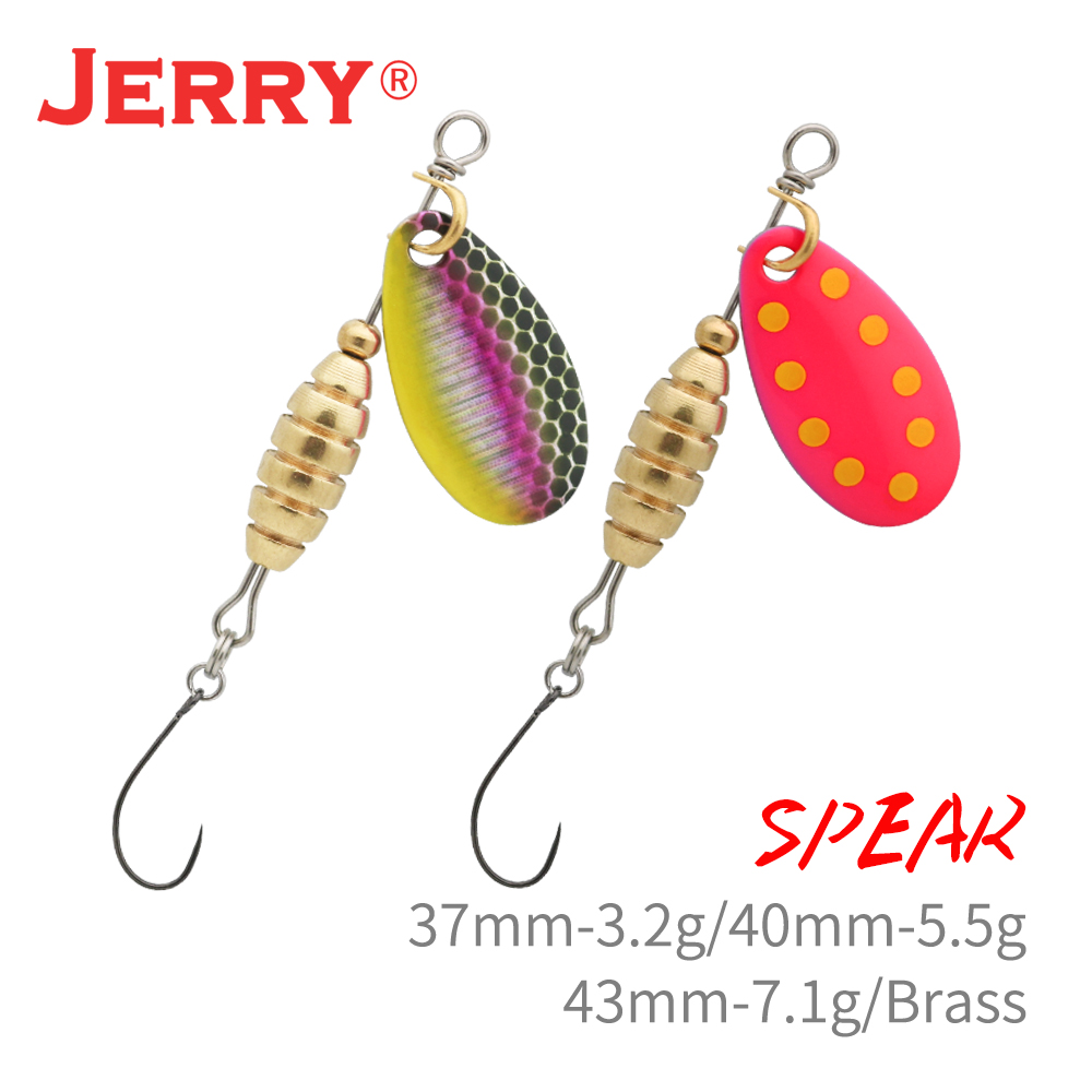 3D Printing Lure - Jerry Spear esca spinner in metallo