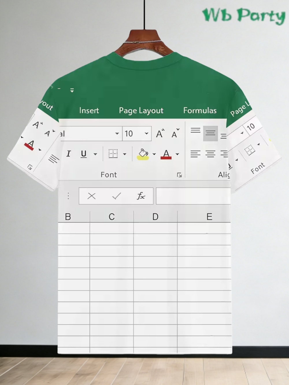 3D Printing Design Software - Casual Excel Tshirt per uomo 3D