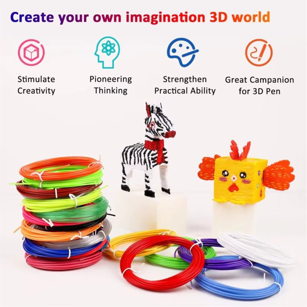 3D Printing Pen For Adults - Colore casuale 10/20/30 Colori PLA/PCL Penna