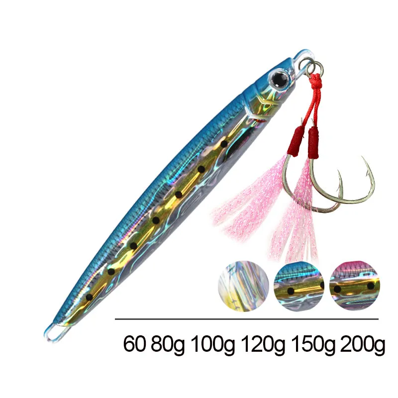 3D Printing Lure - 60g-200g 3D Print Majorcraft artificiale verticale