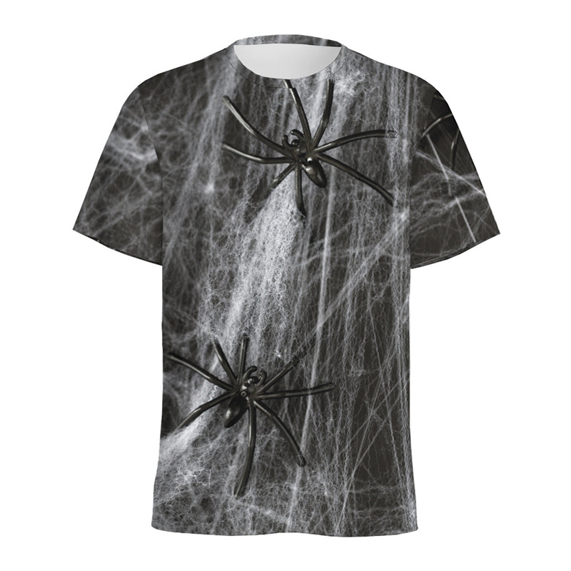 3D Printing Web - Maglietta grafica ragnatela di Halloween per