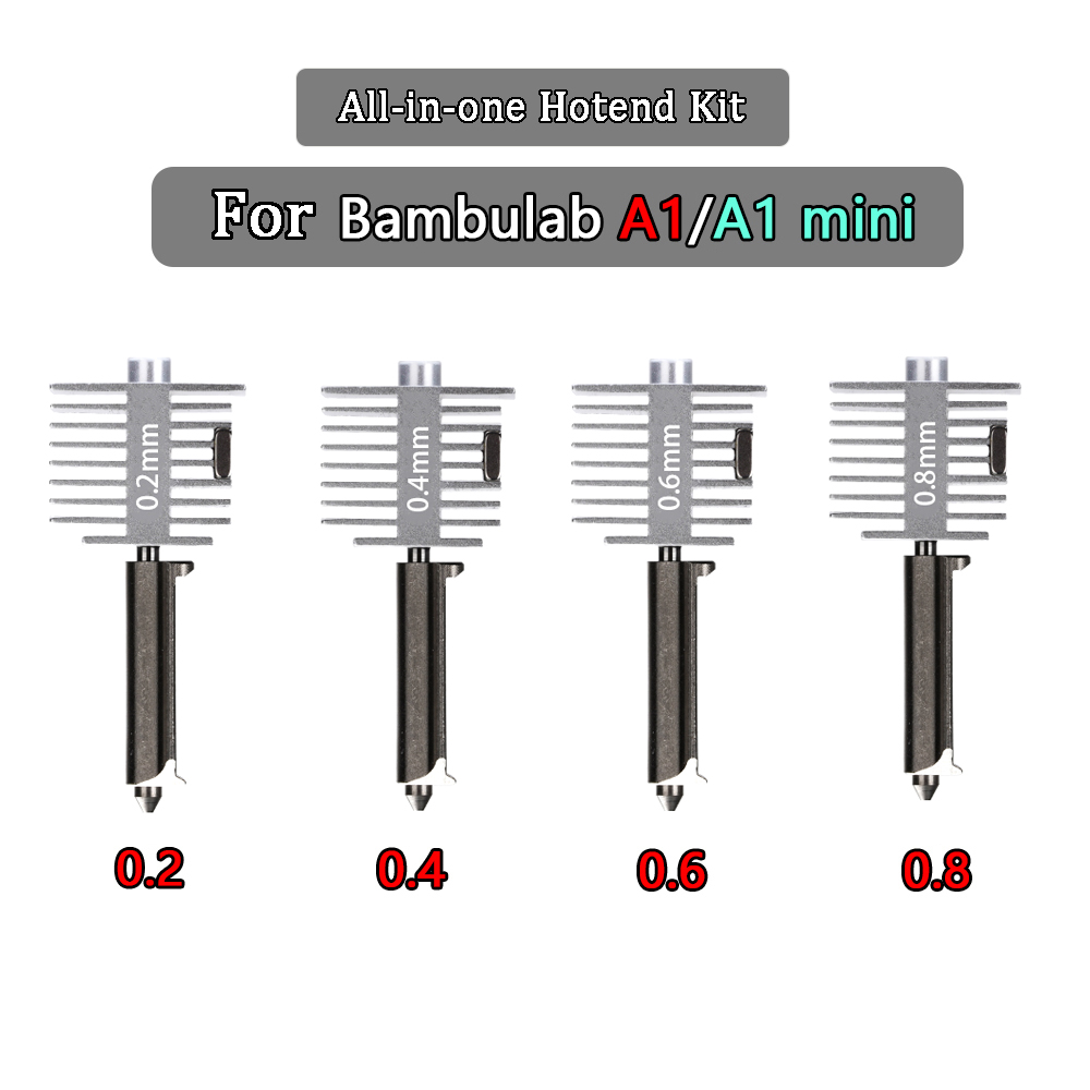 3D Printer Hotend Kit - Kit Hotend Aggiornato per Bamb Lab