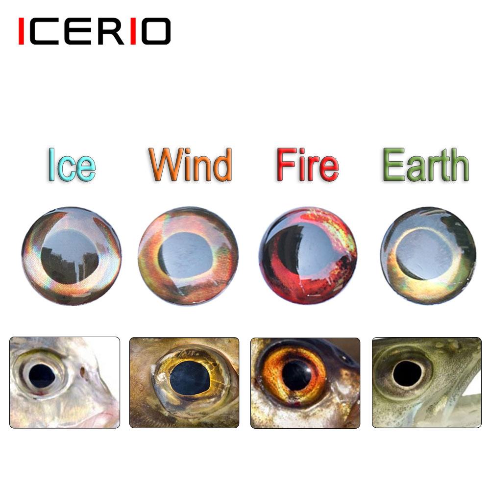 3D Printing Lure - ICERIO 100PCS Olografico 3D 4D Occhi