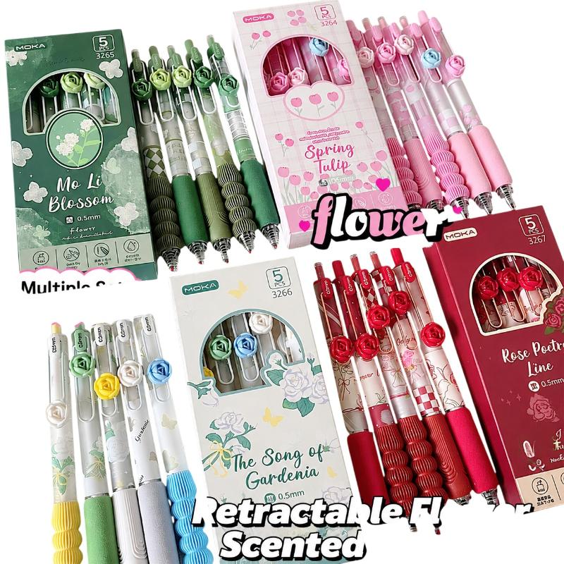 3D Printing Pen For Adults - Penne Gel Retrattili con Stampa Floreale