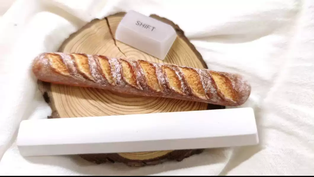 3D Printing Keyboard - Keycap a Forma di Baguette -