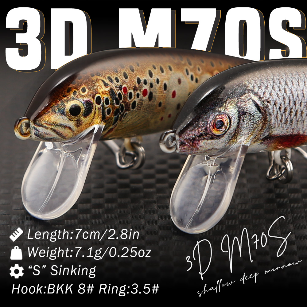 Esche da Pesca B&U Sinking Min - 3D Printing Lure recensione e prezzo