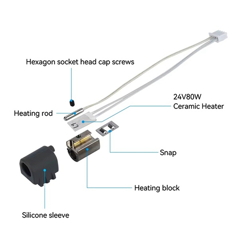 2 Pezzi di Ricambio per Hotend - 3D Printer Hotend Kit recensione e prezzo