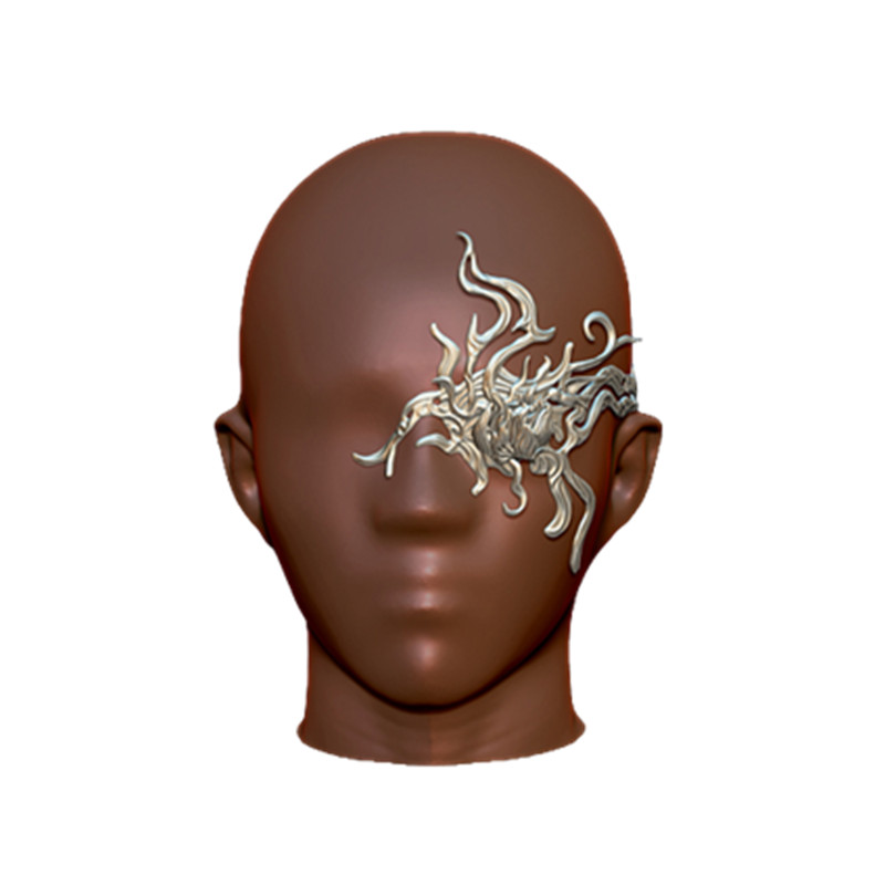 Maschera mezza faccia in resin - 3D Printing Gold recensione e prezzo