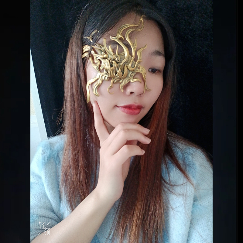 Maschera mezza faccia in resin - 3D Printing Gold recensione e prezzo