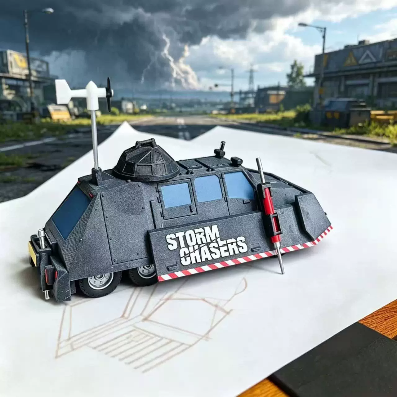 Modello di Veicolo Storm Chase - 3D Printing Diecast Cars recensione e prezzo