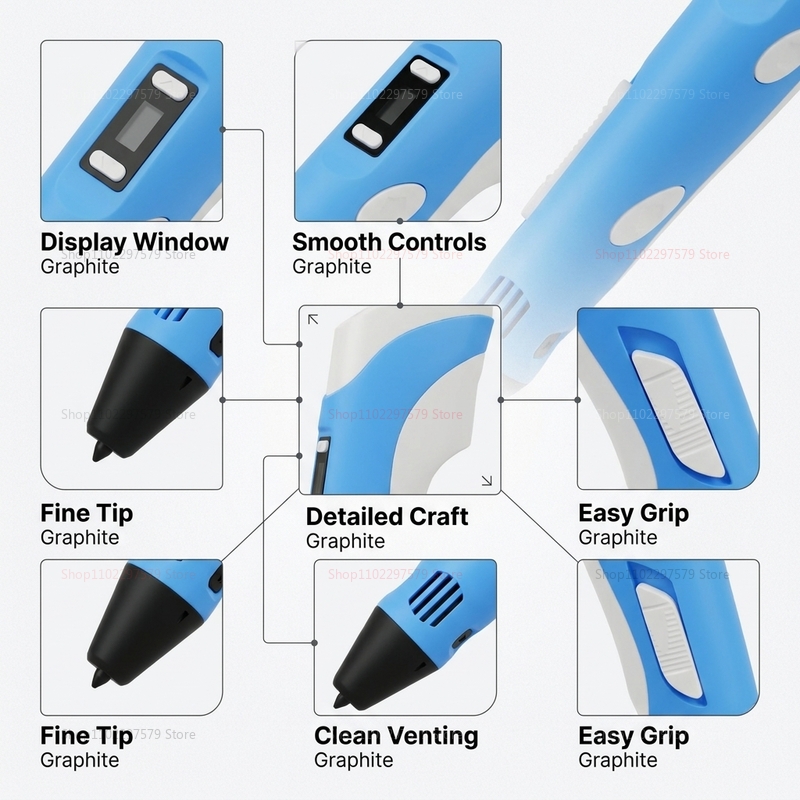 Penna per Stampa 3D con Filame - 3D Printing Pen For Adults recensione e prezzo