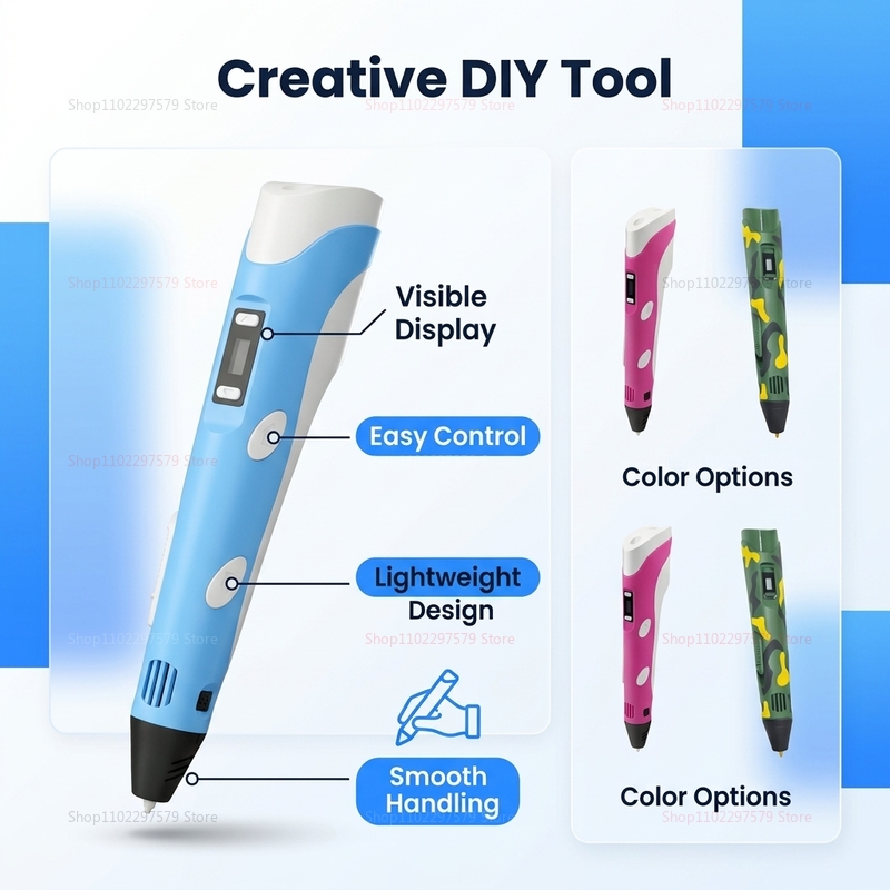 Penna per Stampa 3D con Filame - 3D Printing Pen For Adults recensione e prezzo