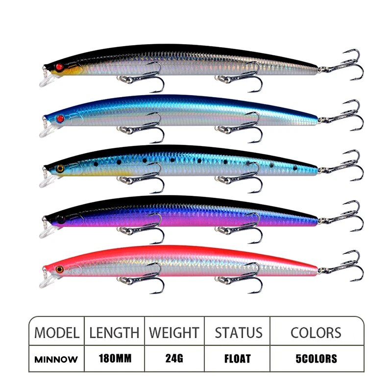 Minnow Richiamo di Pesca Laser - 3D Printing Lure recensione e prezzo