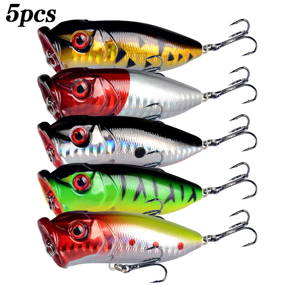 5 pezzi esche da pesca popper  - 3D Printing Lure recensione e prezzo