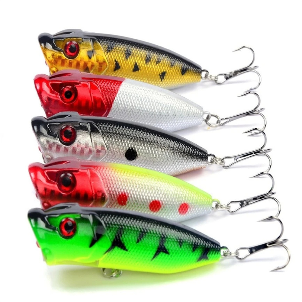 5 pezzi esche da pesca popper  - 3D Printing Lure recensione e prezzo