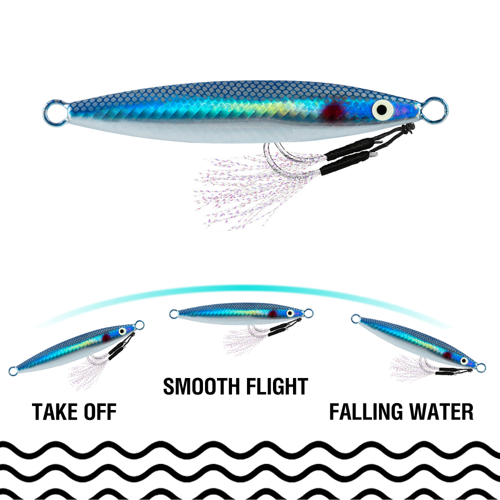 5 pezzi esca da pesca luminosa - 3D Printing Lure recensione e prezzo