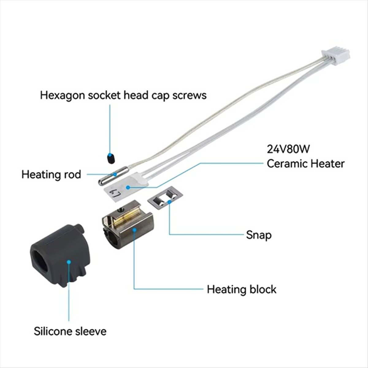 A59E 2 Pezzi per Kit Hotend 3  - 3D Printer Hotend Kit recensione e prezzo