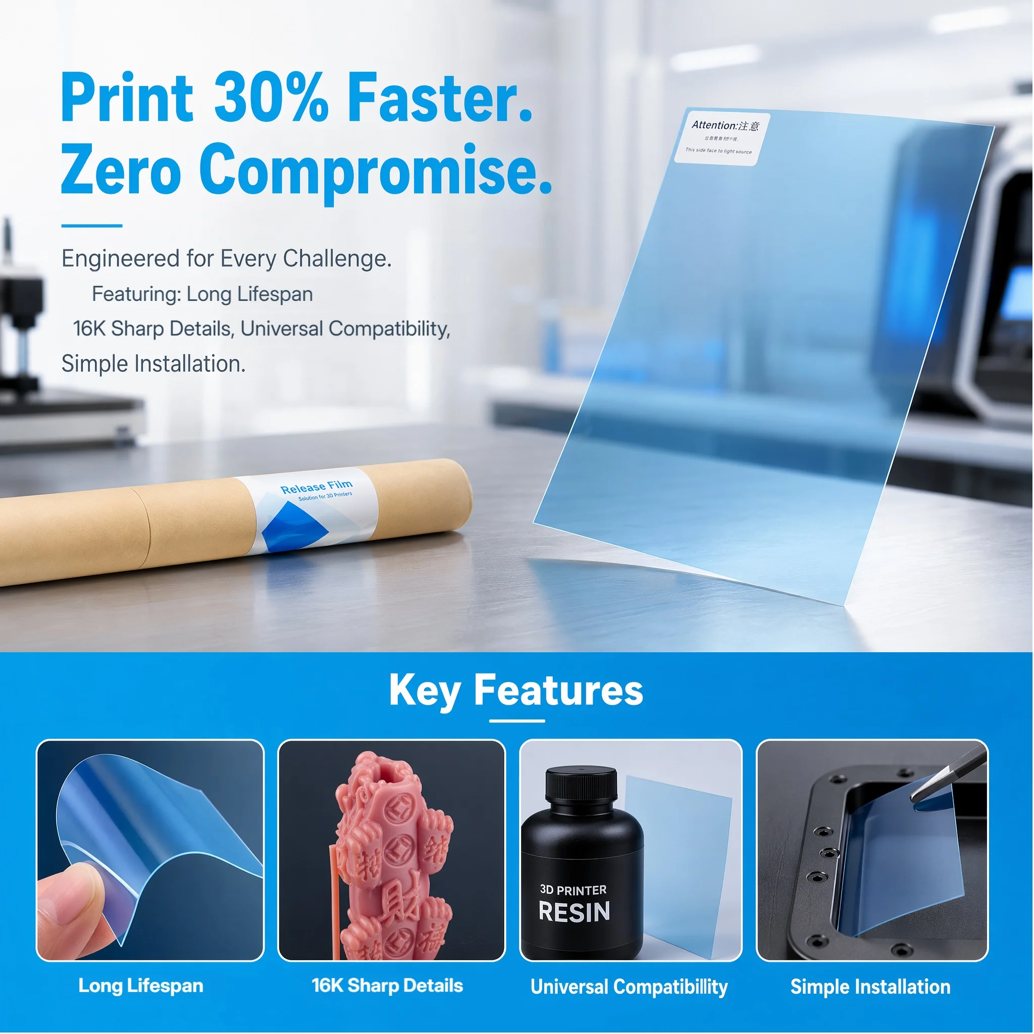 Pellicola di rilascio ACF ad a - 3D Printing Elegoo recensione e prezzo