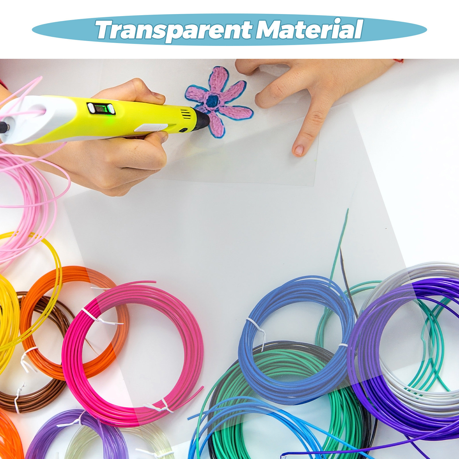 Set di 10 Tavole Trasparenti i - 3D Printing Pen For Adults recensione e prezzo