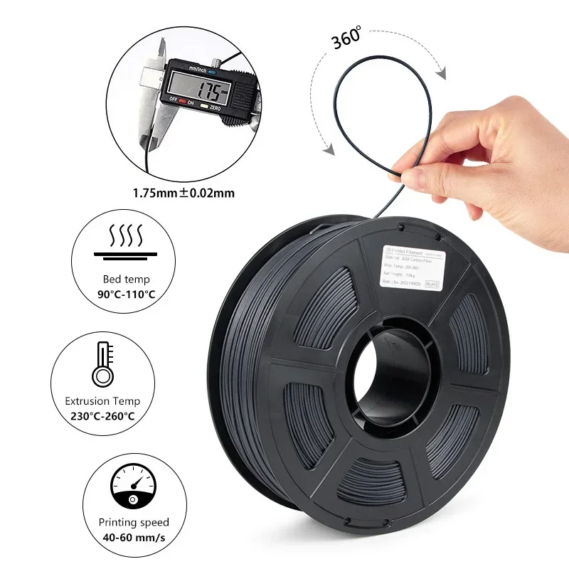 Filamento ASA in Fibra di Carb - Asa Filament Outdoor recensione e prezzo